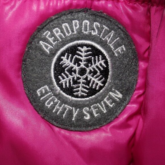Aeropostale Eighty-Seven Pink Ski Vest - Picture 8 of 10